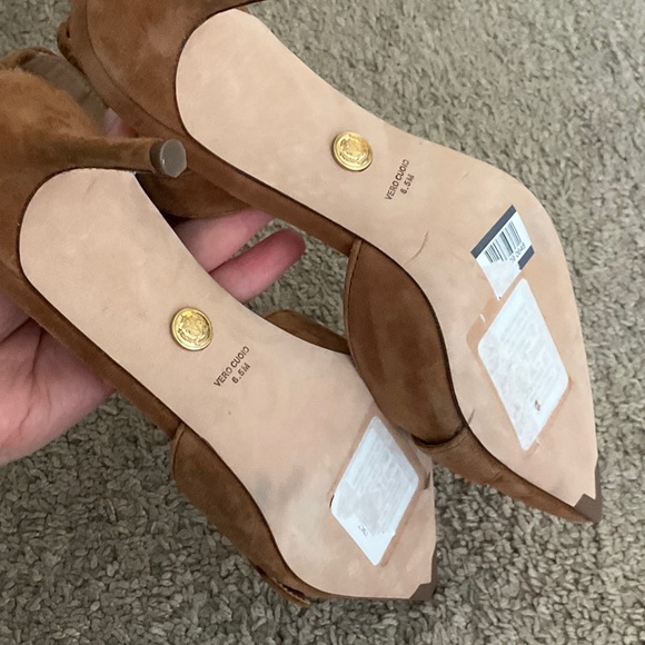 Veronica Beard Tan Slingback Heels - Picture 6 of 8
